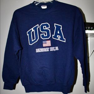 Vintage longboat USA crewneck